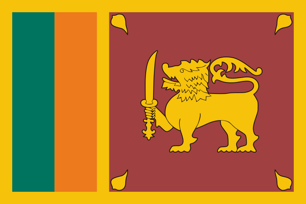 スリランカ民主社会主義共和国 | 地球にやさしい国旗・外国旗SHOP